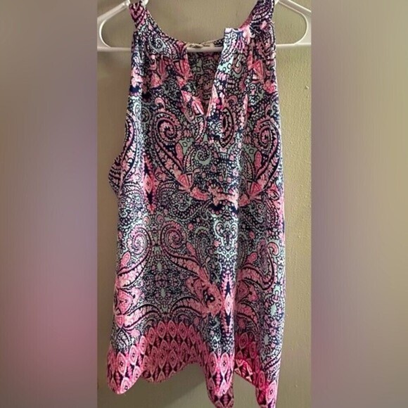 Emma‎ & Olivia Paisley Print Sleeveless Top Size M - Picture 6 of 10